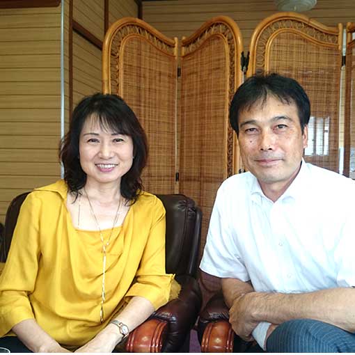 （株）光伸清運 代表取締役 石井静雄さん（株）市川衛生管理センター 代表取締役 石井博子さん