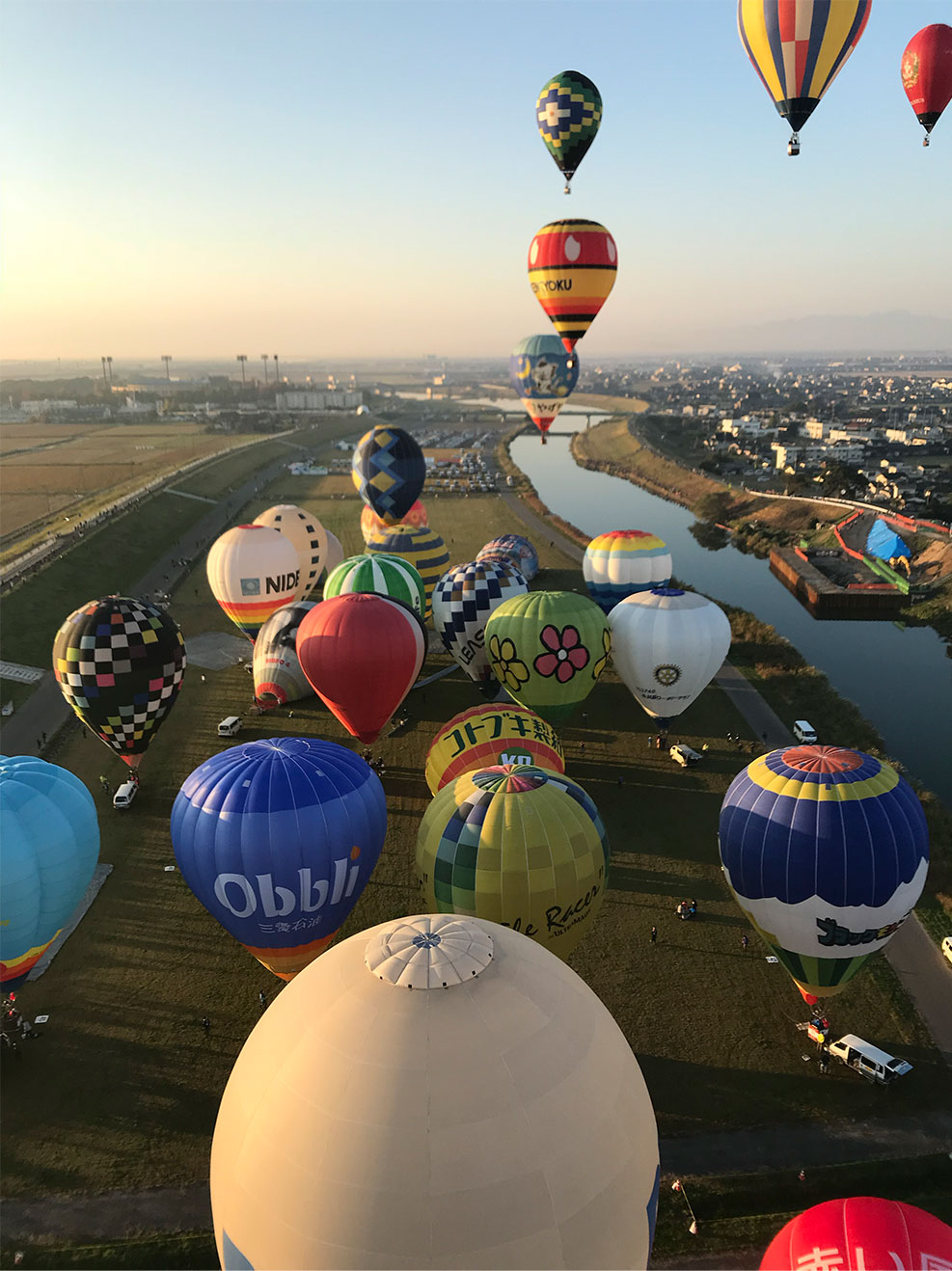 週末は大会に向けて練習飛行